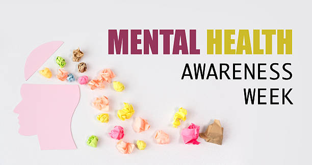 background. Banner for Mental Health Awareness Week background. Banner for Mental Health Awareness Week